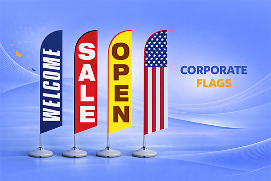 custom corporate flag printing in saudi arabia