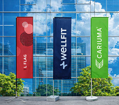 rectangle flag printing service at factory price